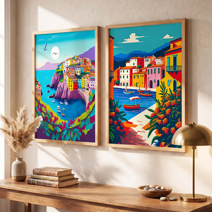 Tropical Wilderness Canvas Art Print: Lush Nature Scenes for Home Decor