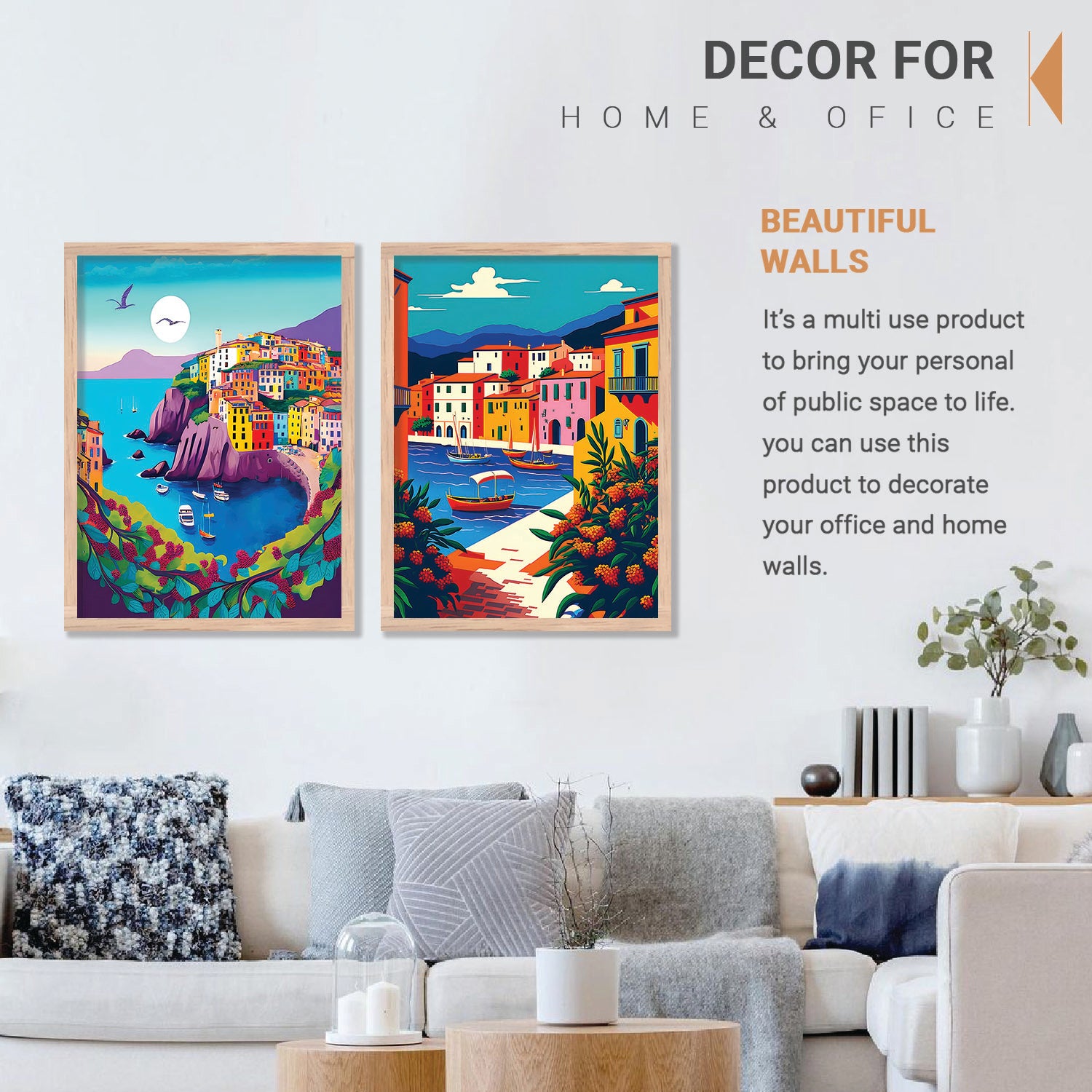 Modern Art Canvas Painting for Living Room Bedroom Home and Office