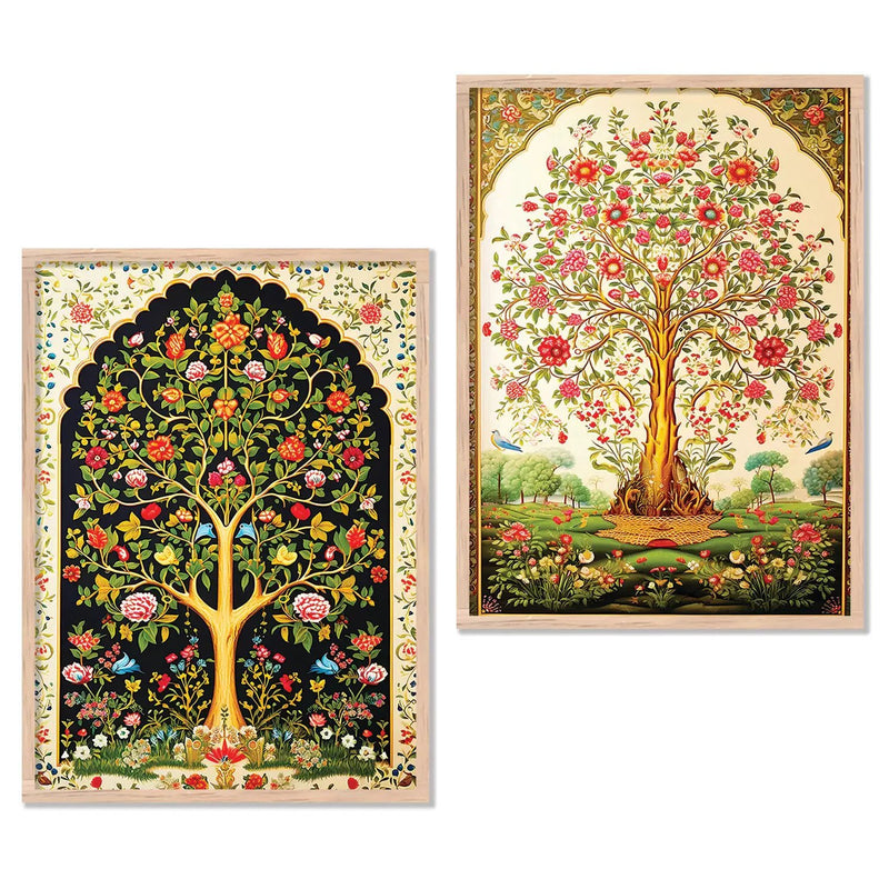 Madhubani / Pichwai Art Combo for Living Room Bedroom Home an Office Wall Decor