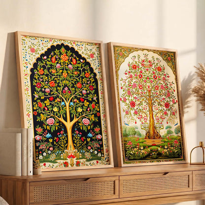 Madhubani / Pichwai Art Combo for Living Room Bedroom Home an Office Wall Decor
