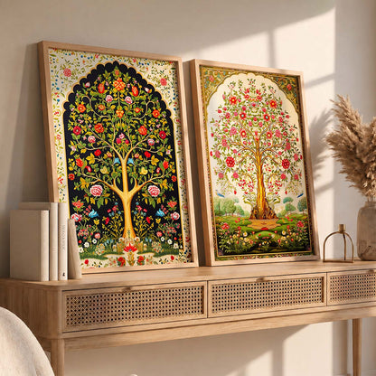 Madhubani / Pichwai Art Combo for Living Room Bedroom Home an Office Wall Decor