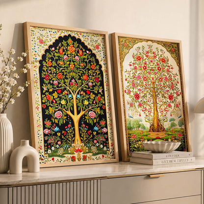 Madhubani / Pichwai Art Combo for Living Room Bedroom Home an Office Wall Decor