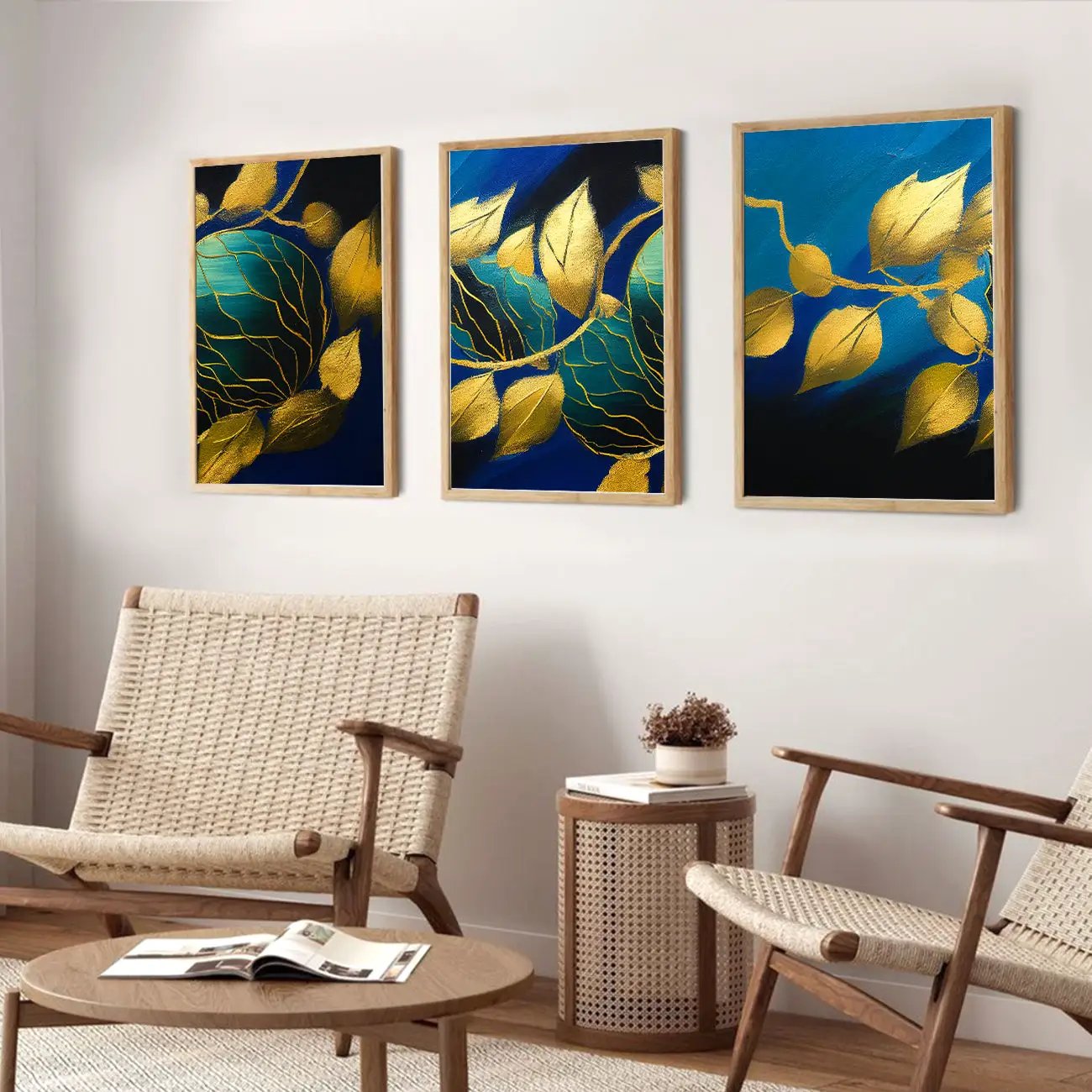 Nature Inspired Art Paintings for Living Room Bedroom - Modern Art Pai ...