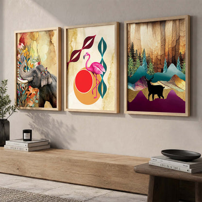 Modern Art Framed Print for Wall Decoration