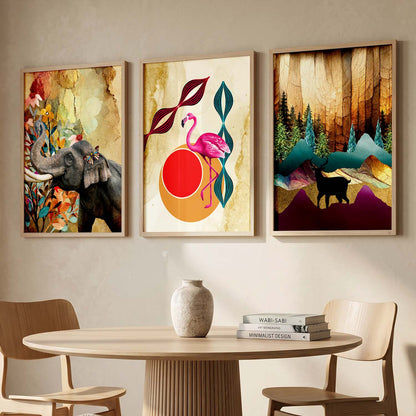 Modern Art Framed Print for Wall Decoration