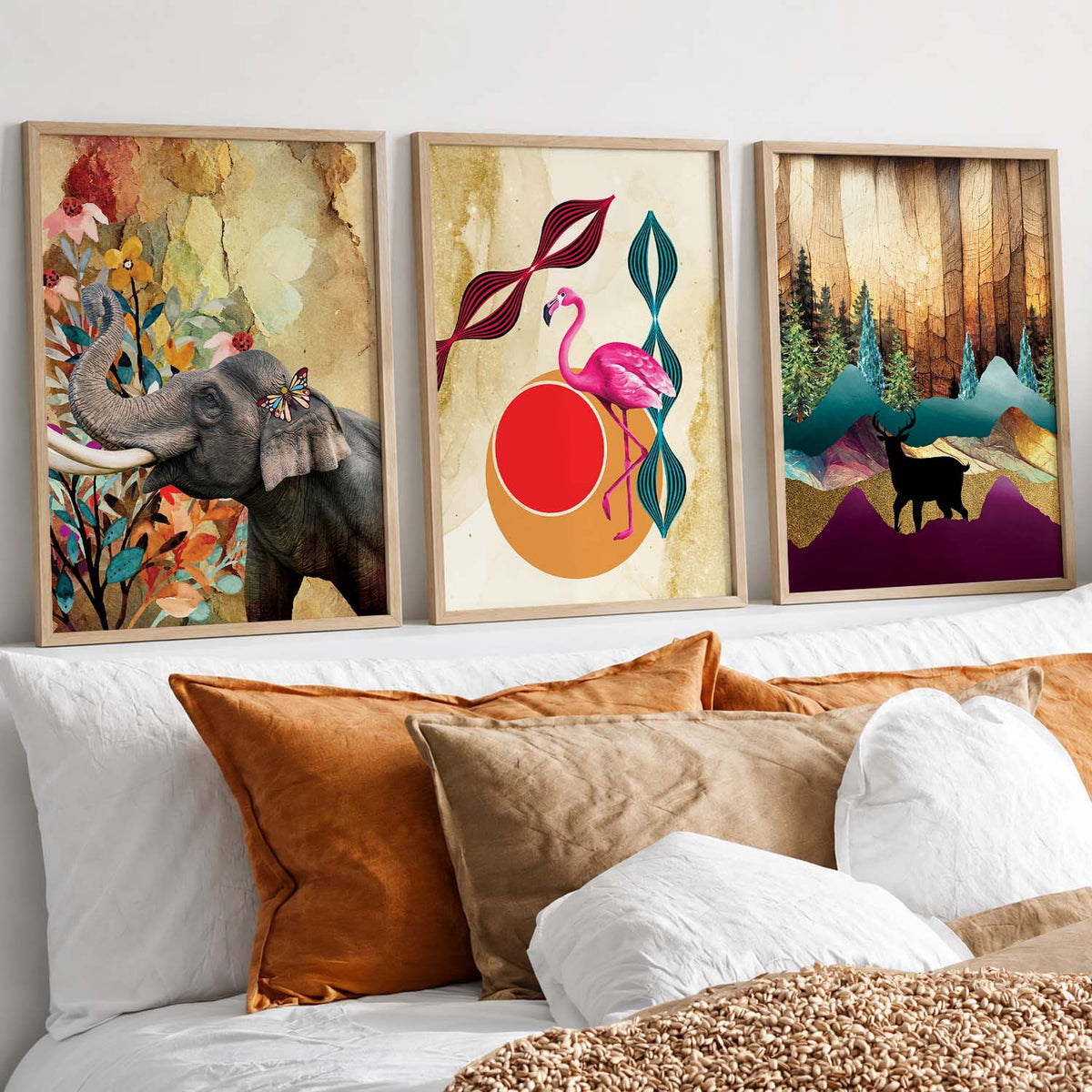 Modern Art Framed Print for Wall Decoration