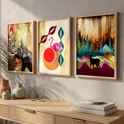 Modern Art Framed Print for Wall Decoration