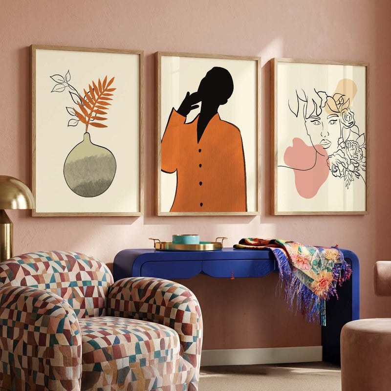 Contemporary Minimalistic Combos - Wall Art for Modern Interiors