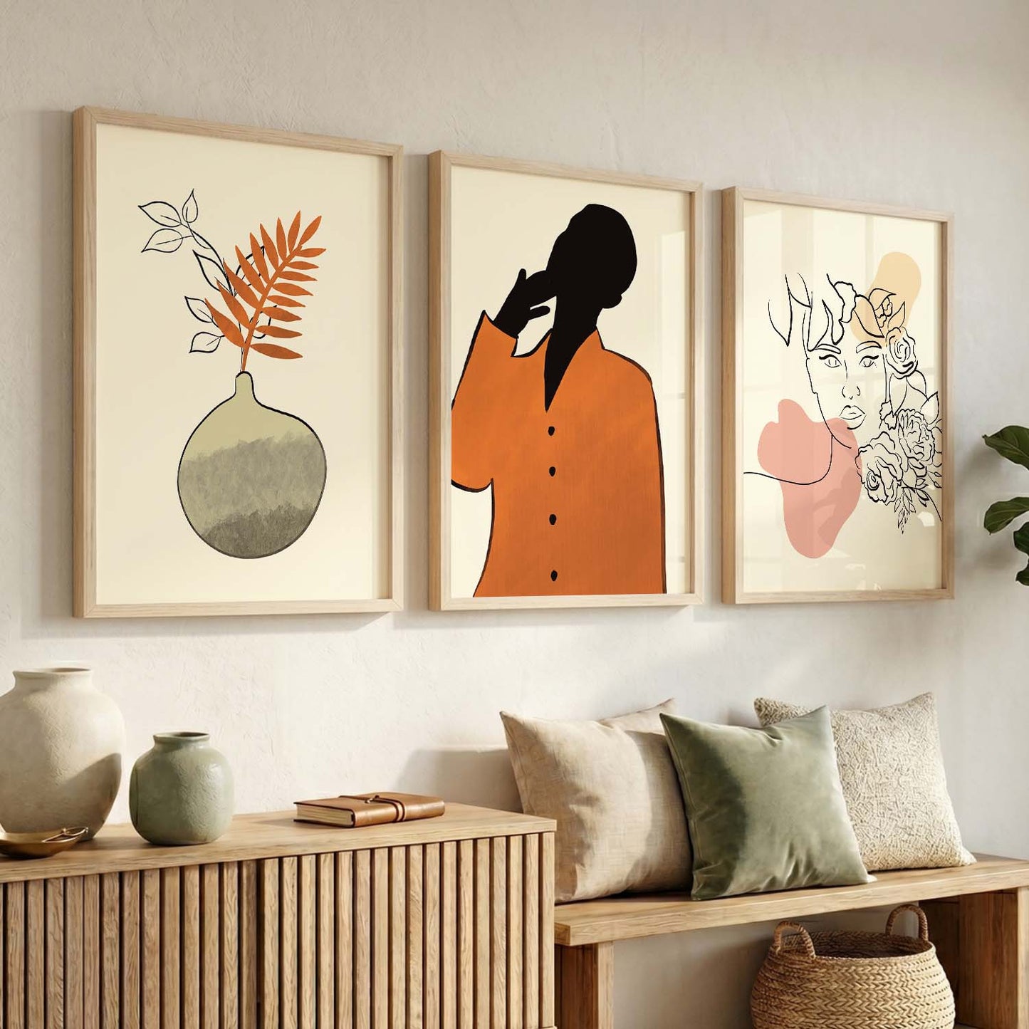 Contemporary Minimalistic Combos - Wall Art for Modern Interiors