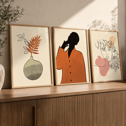 Contemporary Minimalistic Combos - Wall Art for Modern Interiors