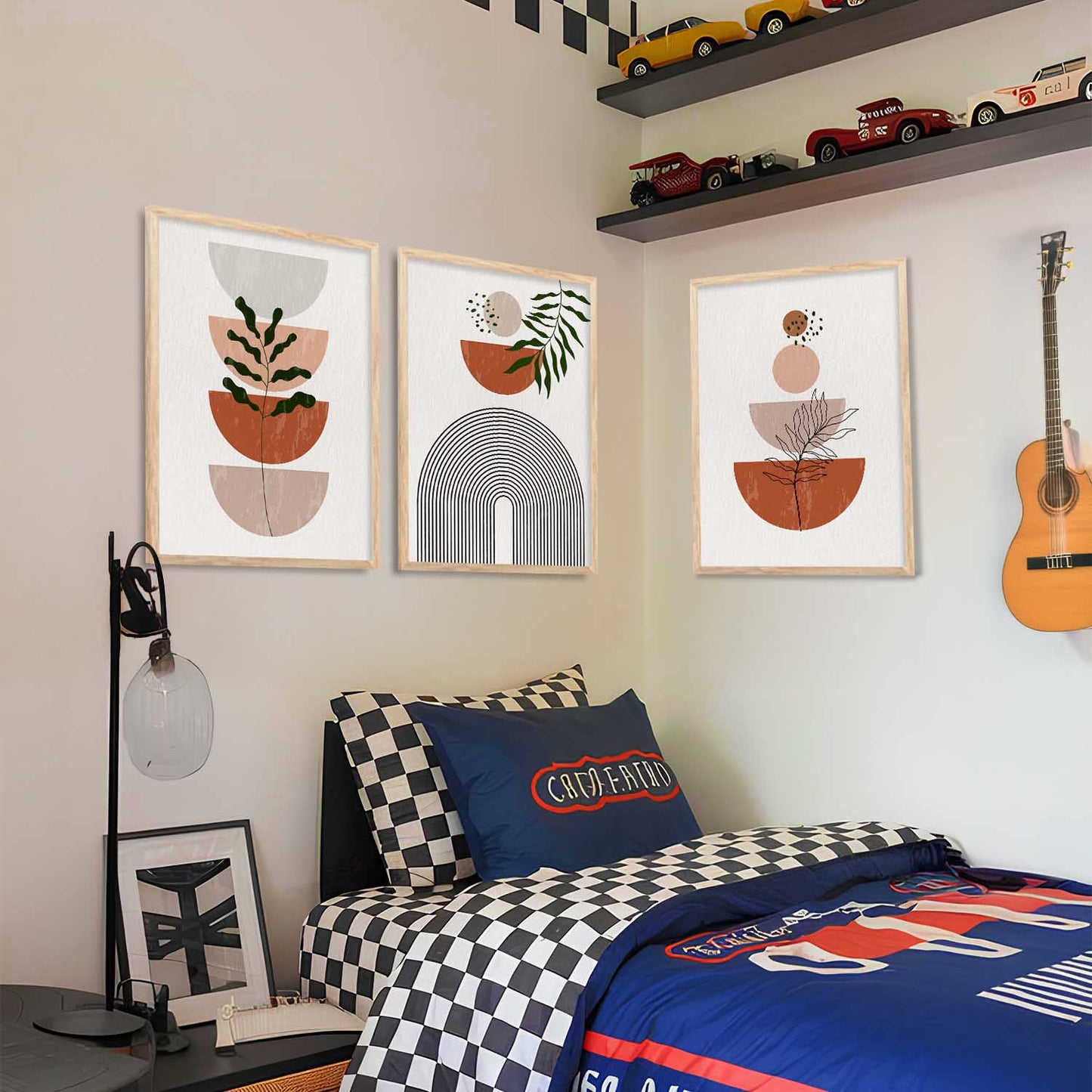 Boho Wall Art Paintings for Living Room Bedroom