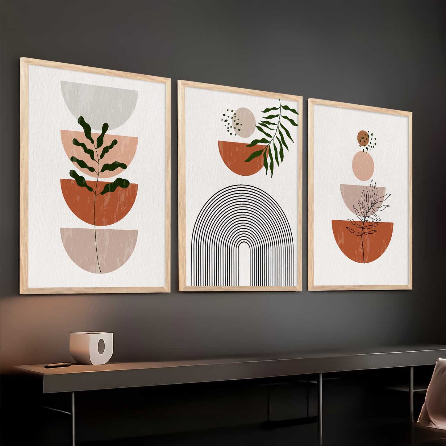 Boho Wall Art Paintings for Living Room Bedroom