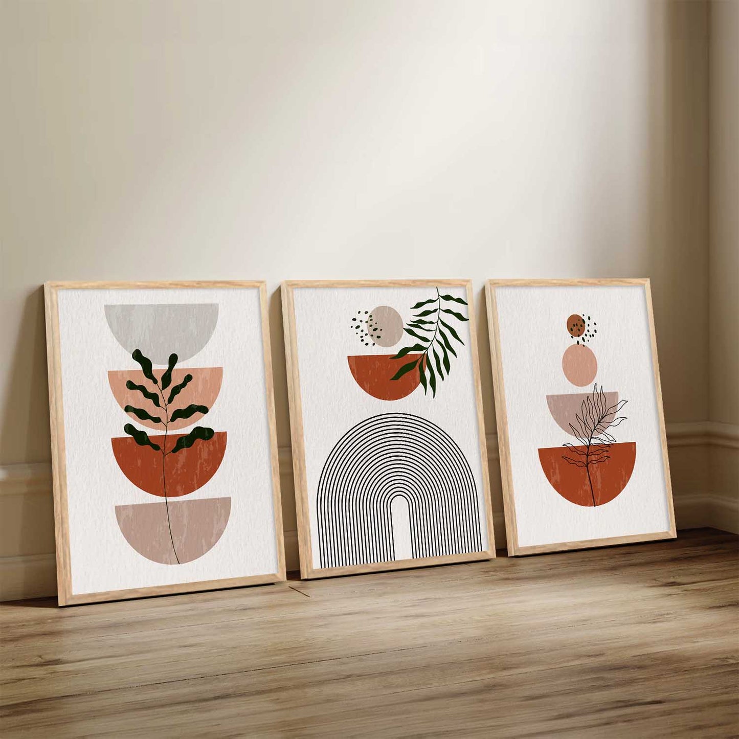 Boho Wall Art Paintings for Living Room Bedroom