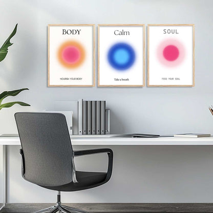 Daily Affirmations  Motivational Wall Art Paintings for Living Room Bedroom