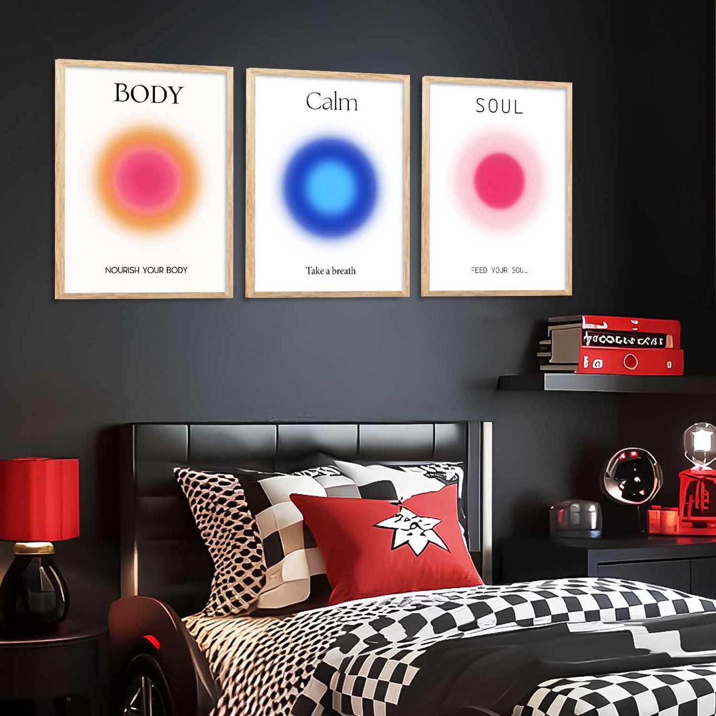 Daily Affirmations  Motivational Wall Art Paintings for Living Room Bedroom