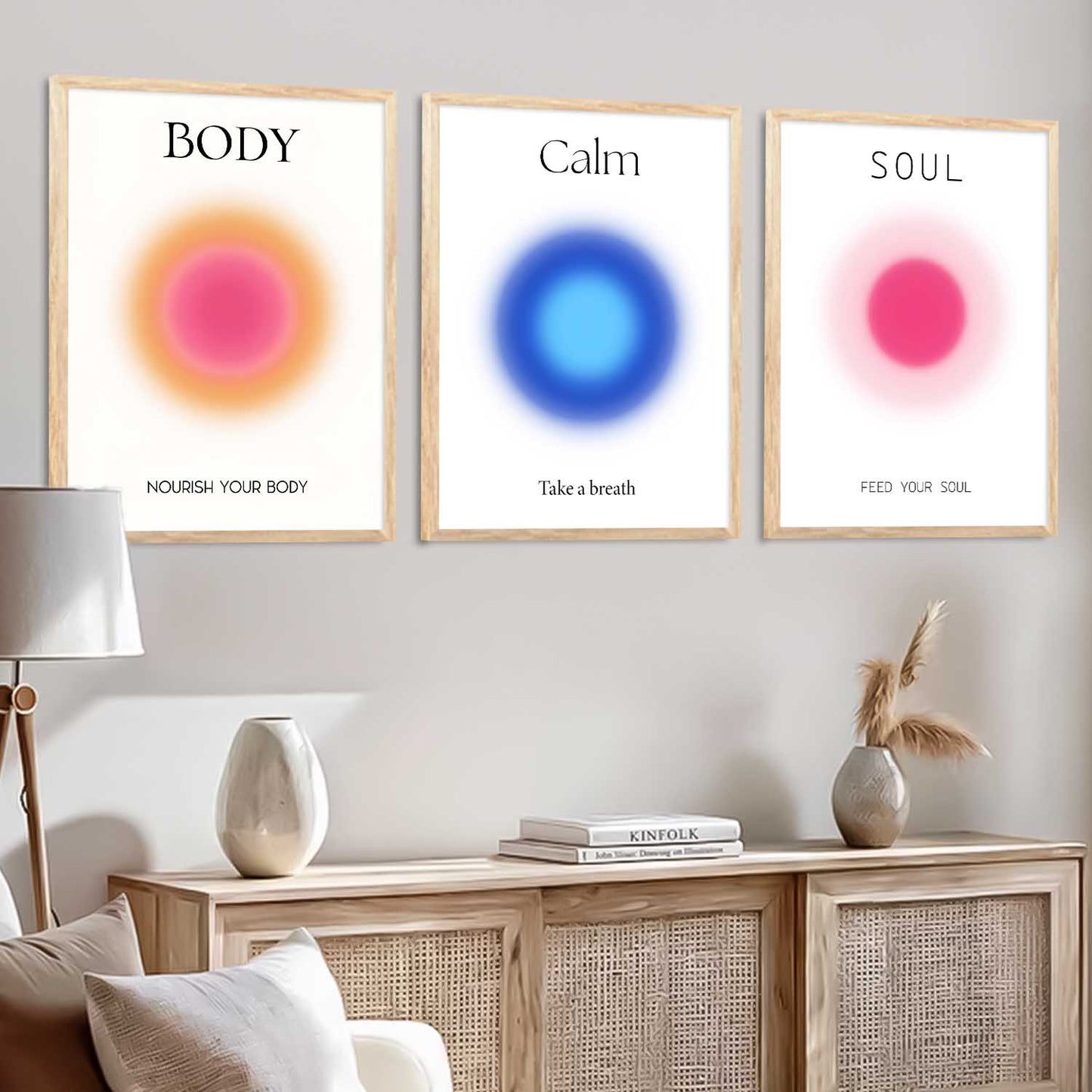 Daily Affirmations  Motivational Wall Art Paintings for Living Room Bedroom