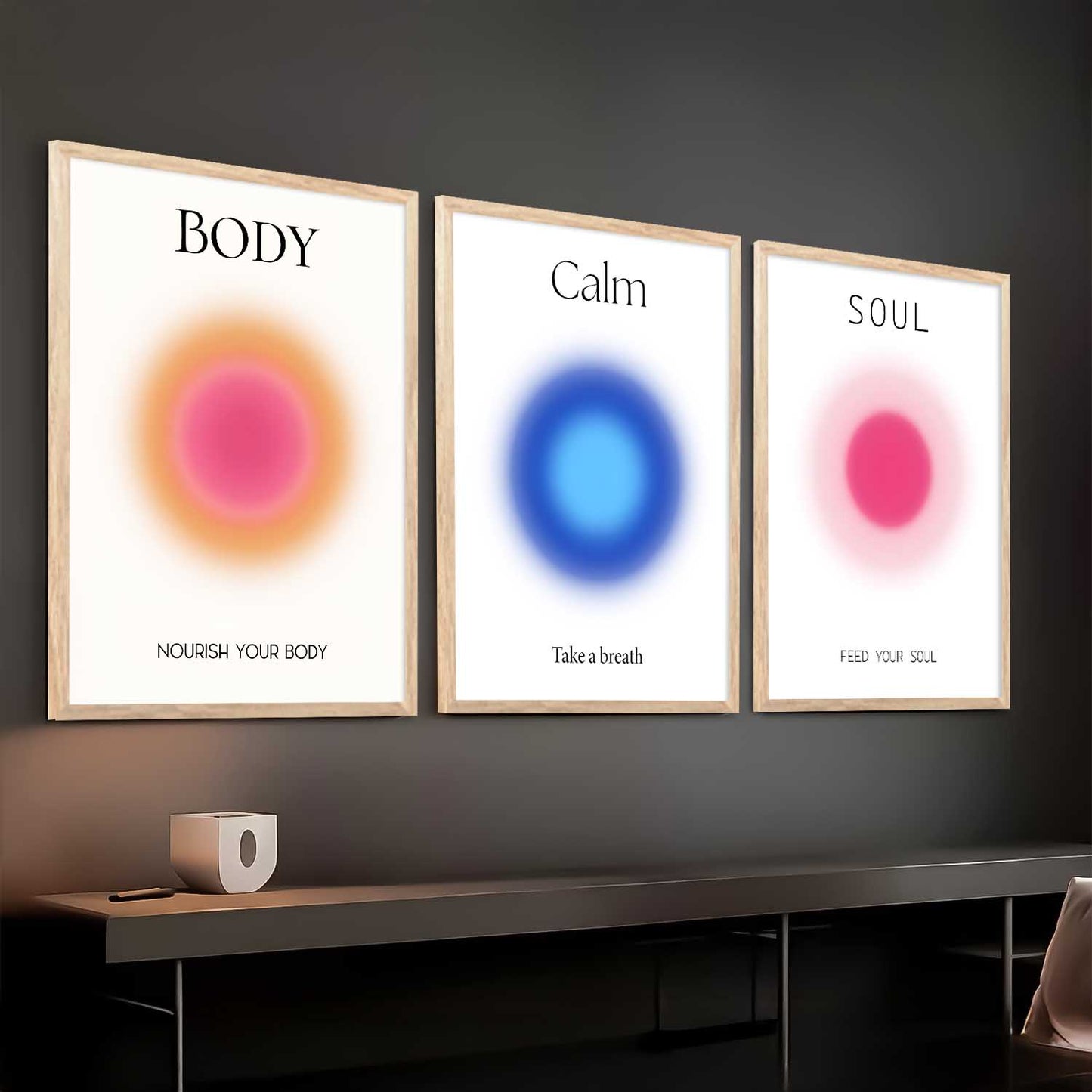 Daily Affirmations  Motivational Wall Art Paintings for Living Room Bedroom