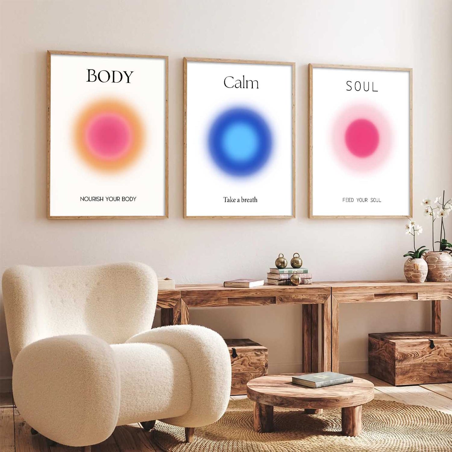 Daily Affirmations  Motivational Wall Art Paintings for Living Room Bedroom