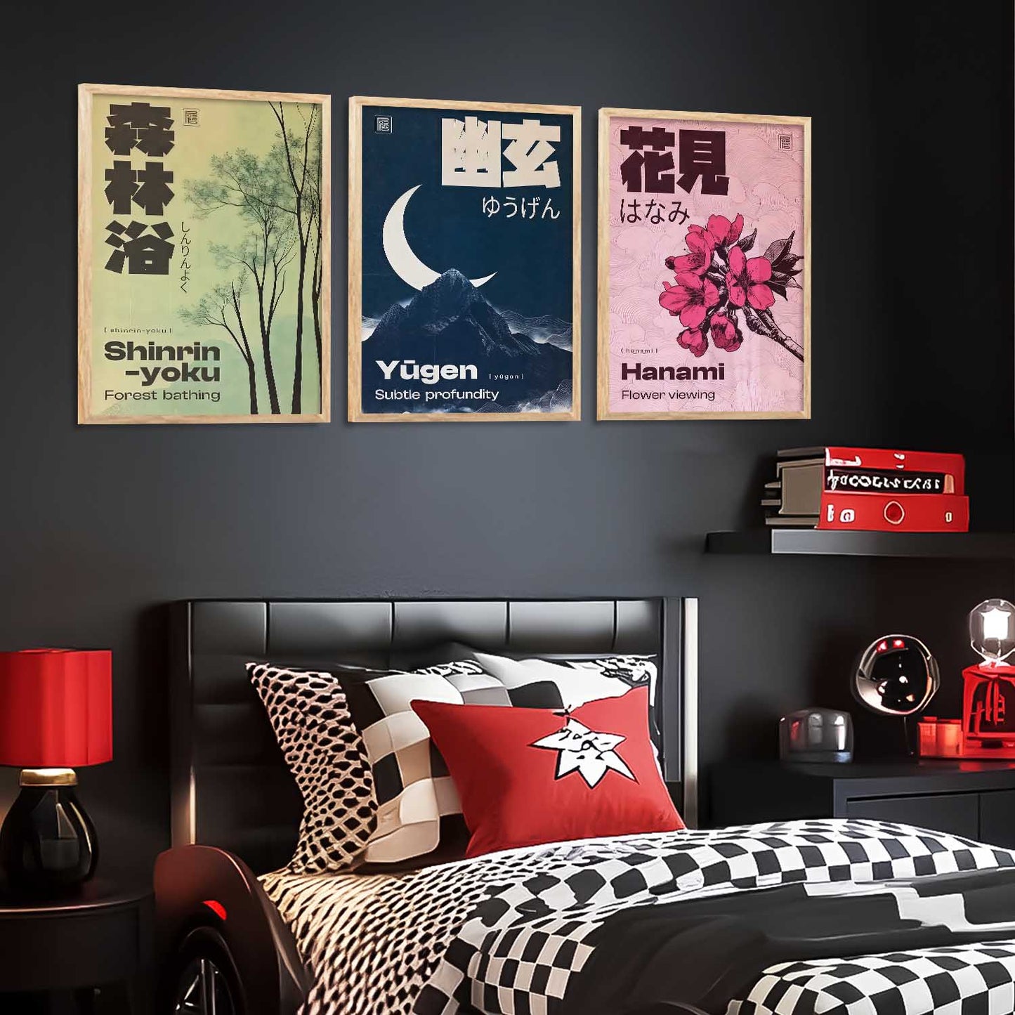 Japanese Nature Wall Art Paintings for Living Room Bedroom