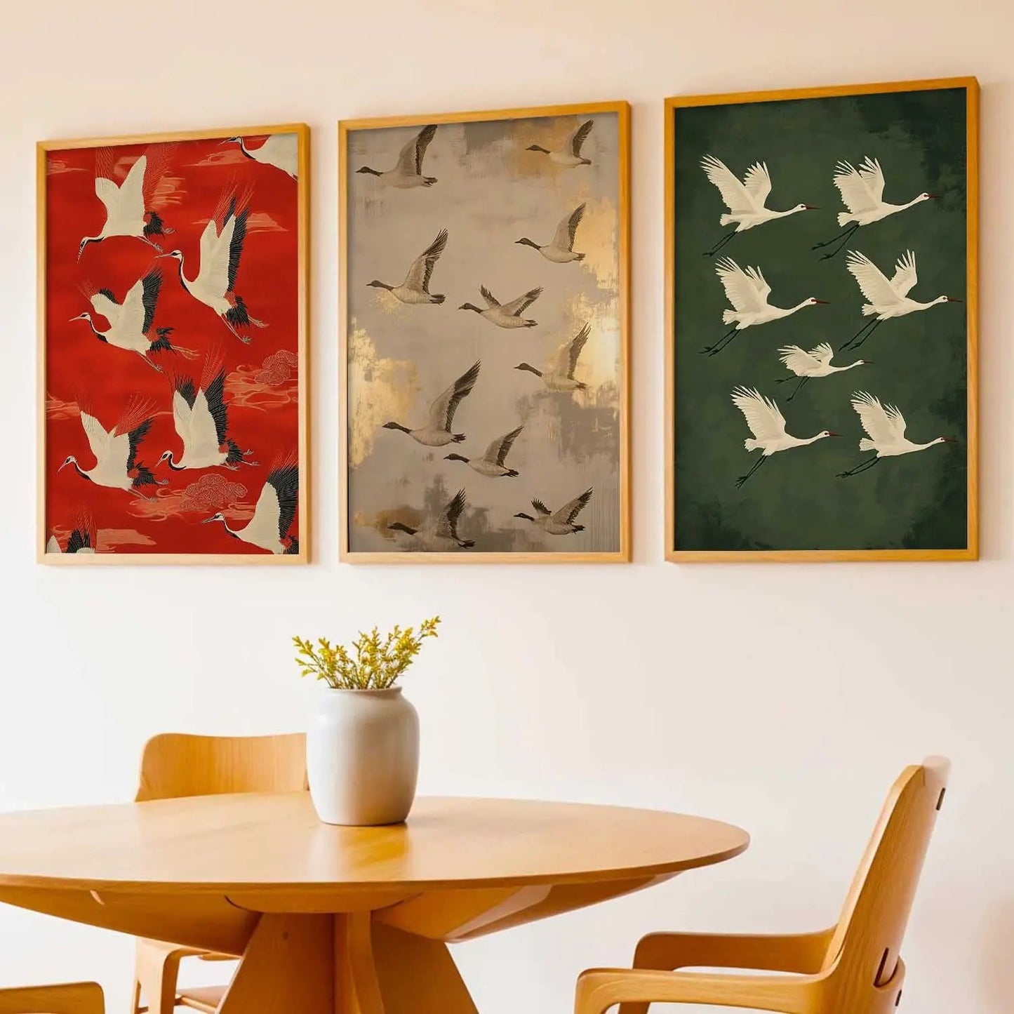 Japanese Nature Wall Art Paintings for Living Room Bedroom