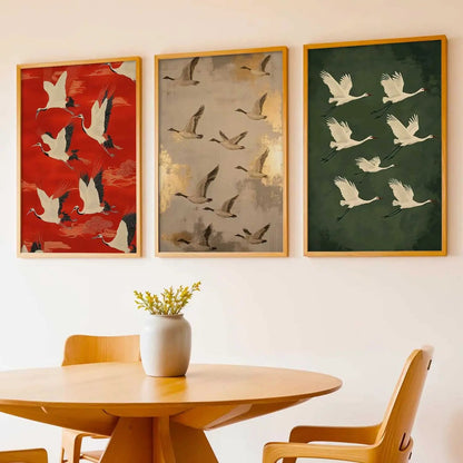 Japanese Nature Wall Art Paintings for Living Room Bedroom