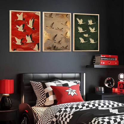 Japanese Nature Wall Art Paintings for Living Room Bedroom