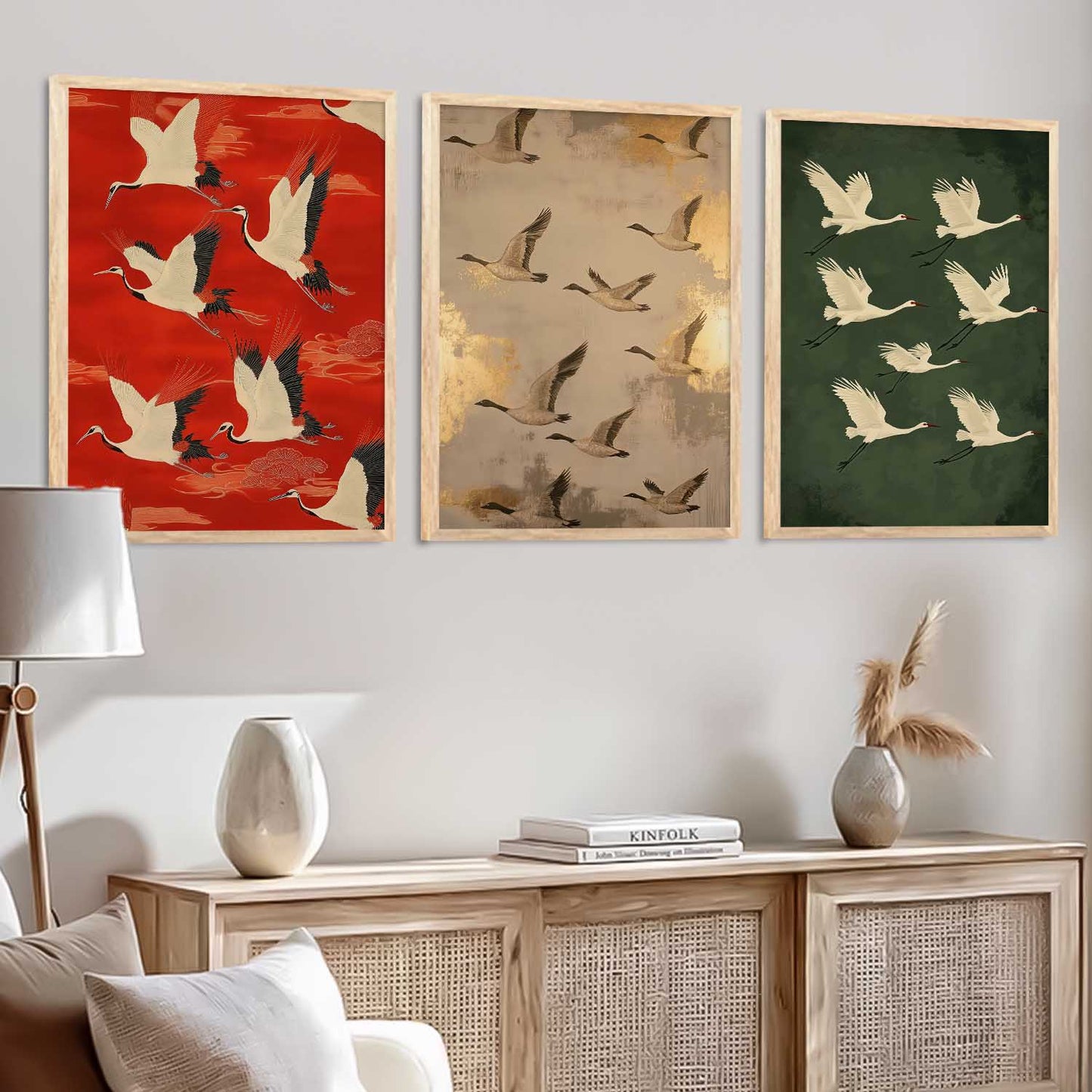 Japanese Nature Wall Art Paintings for Living Room Bedroom