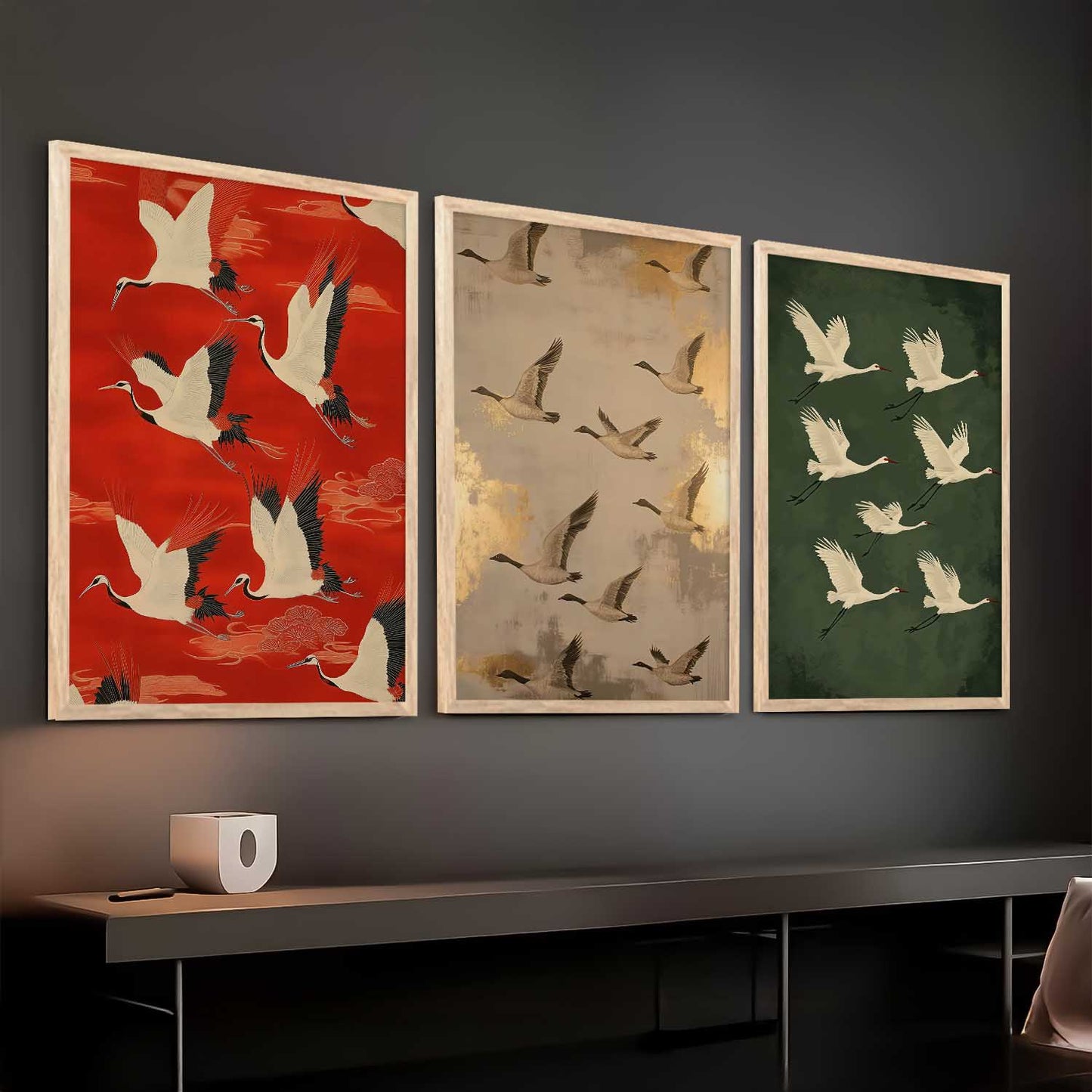 Japanese Nature Wall Art Paintings for Living Room Bedroom