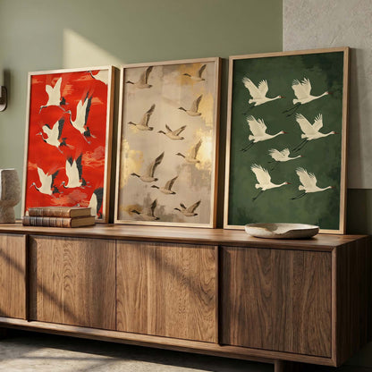 Japanese Nature Wall Art Paintings for Living Room Bedroom