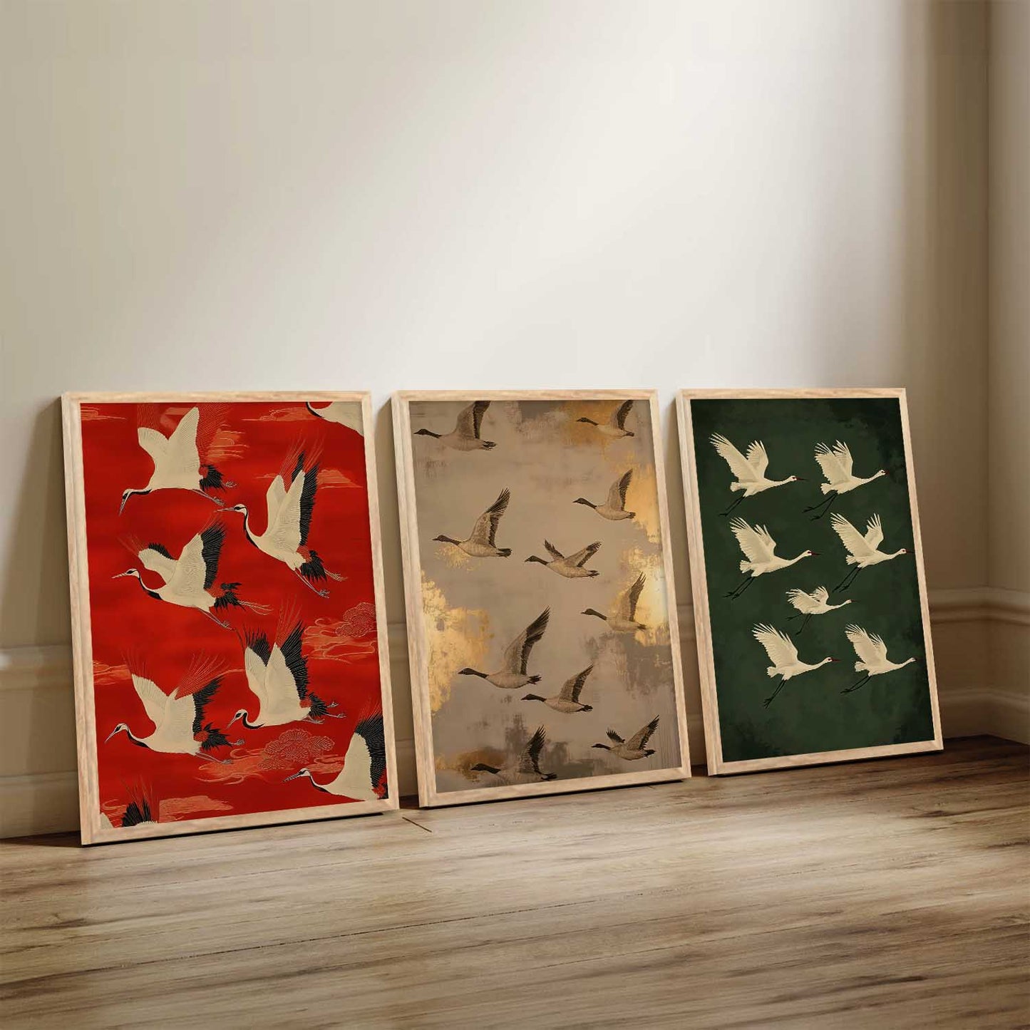 Japanese Nature Wall Art Paintings for Living Room Bedroom