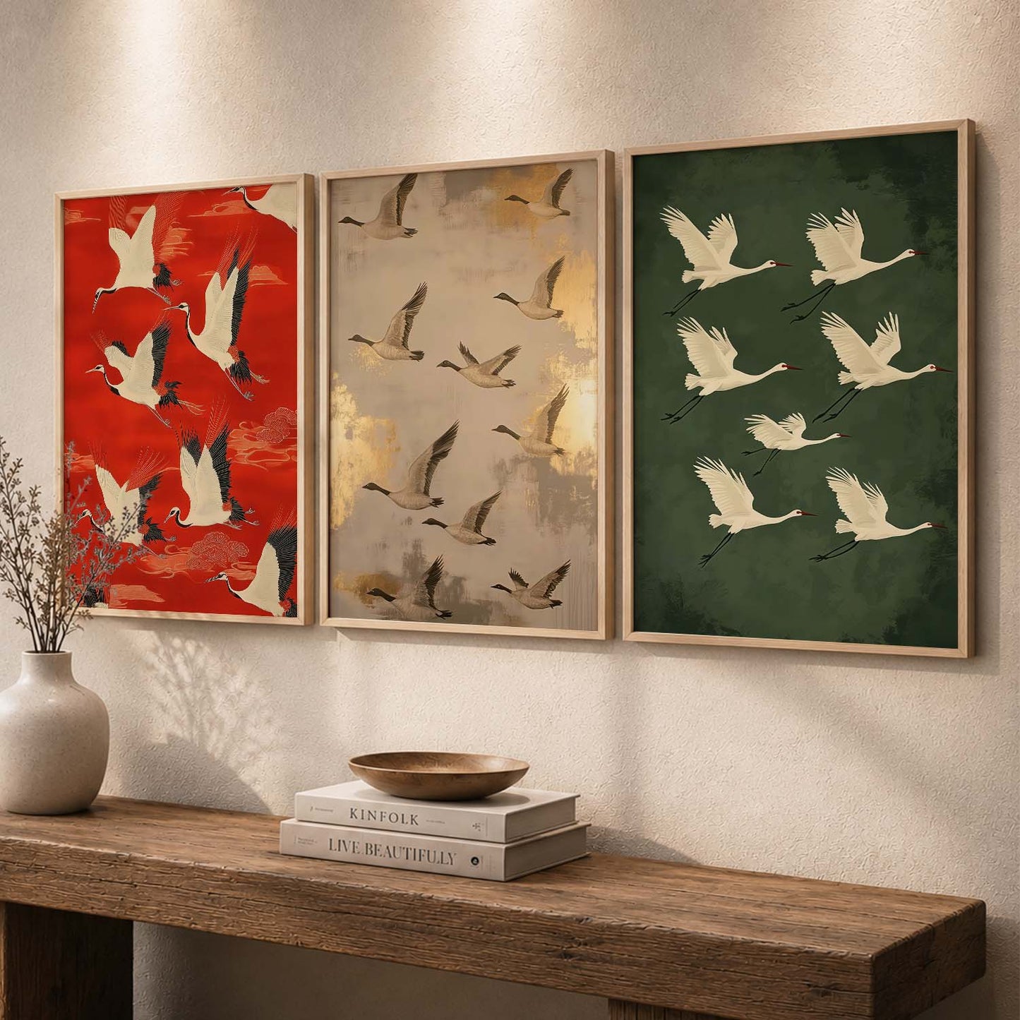 Japanese Nature Wall Art Paintings for Living Room Bedroom