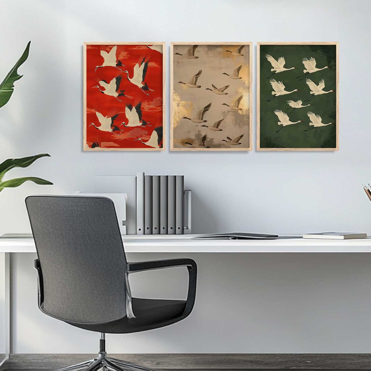 Japanese Nature Wall Art Paintings for Living Room Bedroom