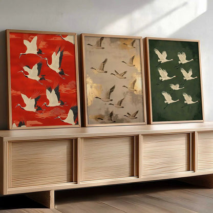 Japanese Nature Wall Art Paintings for Living Room Bedroom