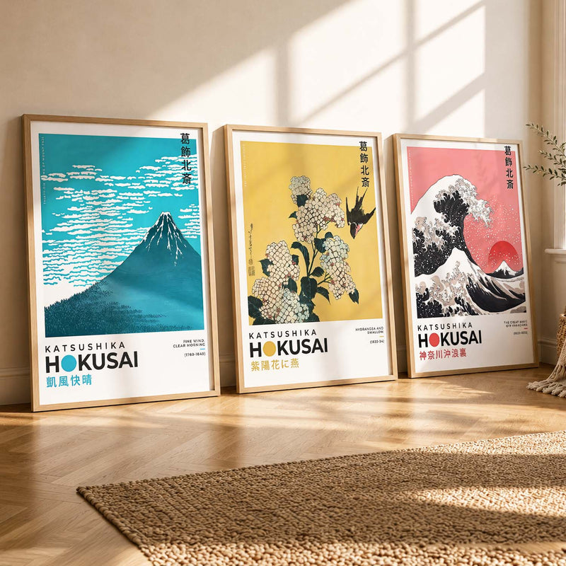 Japanese Nature Wall Art Paintings for Living Room Bedroom
