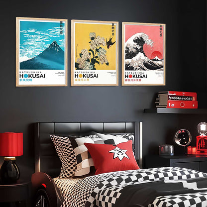 Japanese Nature Wall Art Paintings for Living Room Bedroom