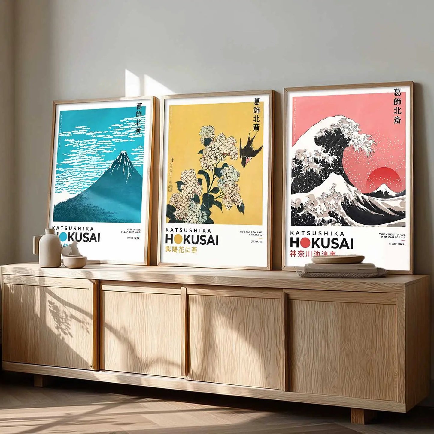 Japanese Nature Wall Art Paintings for Living Room Bedroom
