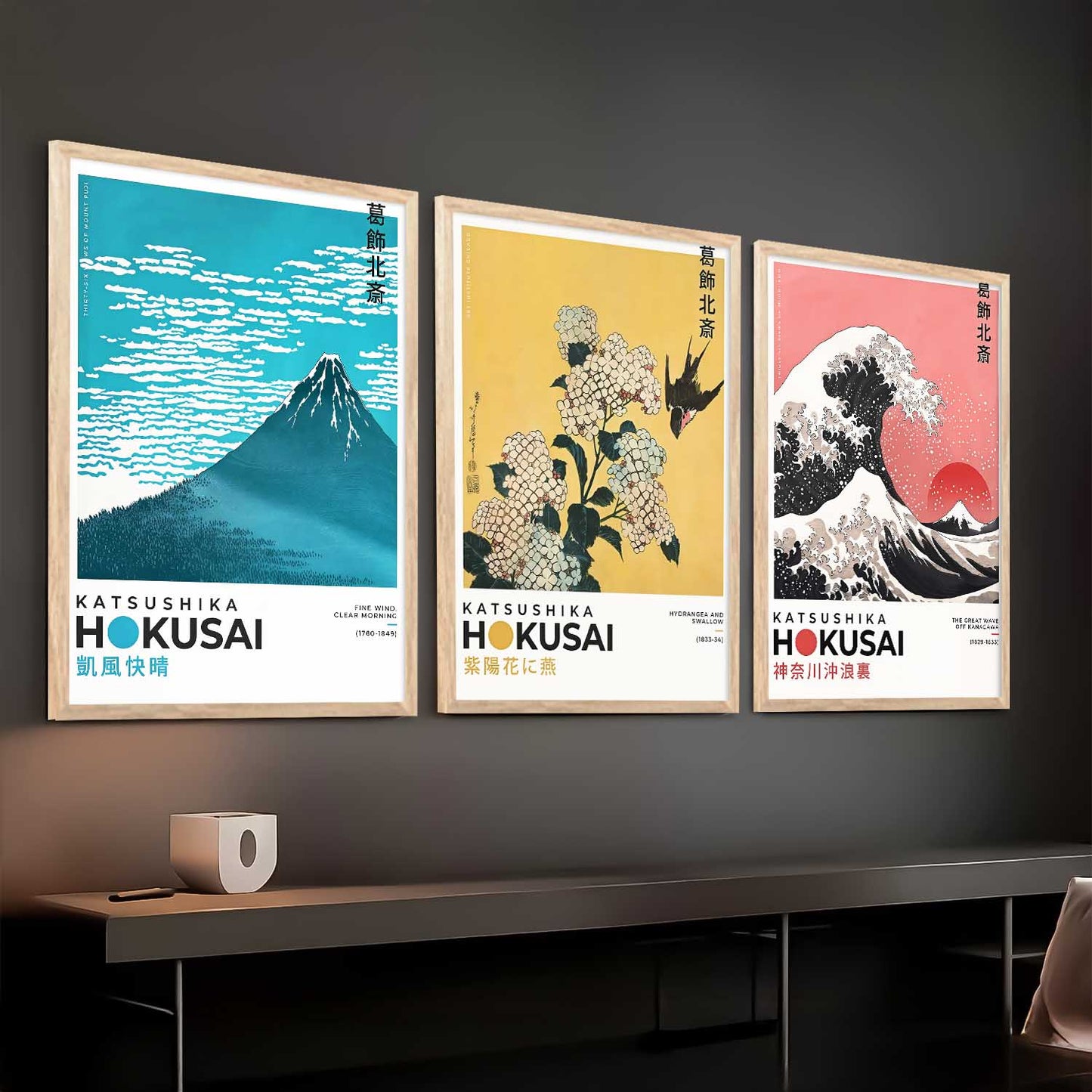 Japanese Nature Wall Art Paintings for Living Room Bedroom