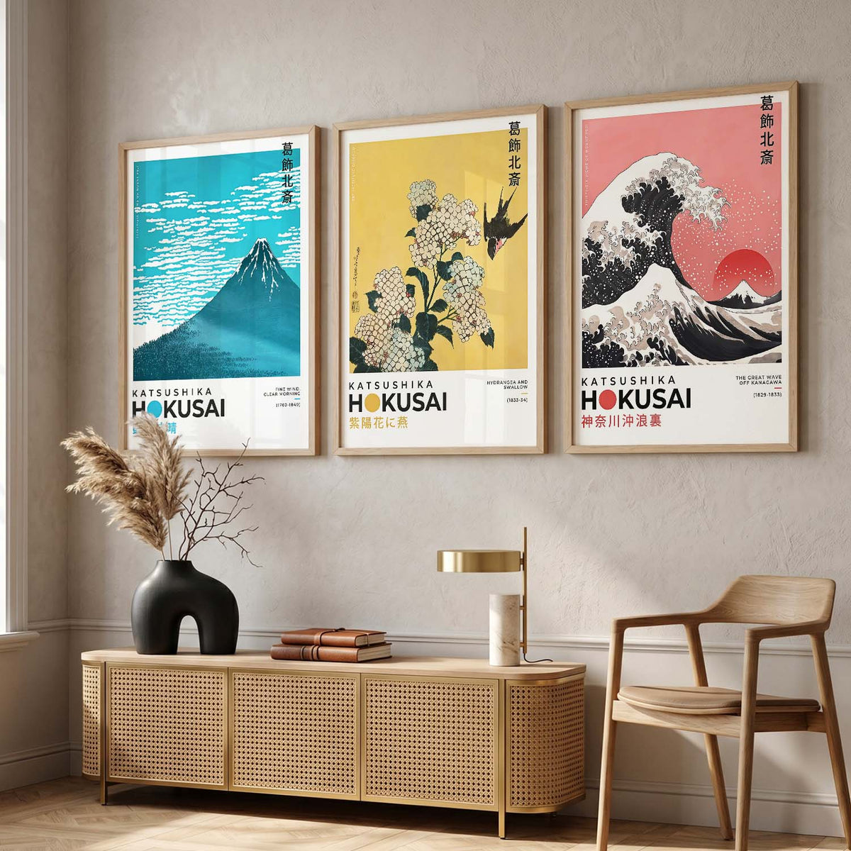 Japanese Nature Wall Art Paintings for Living Room Bedroom