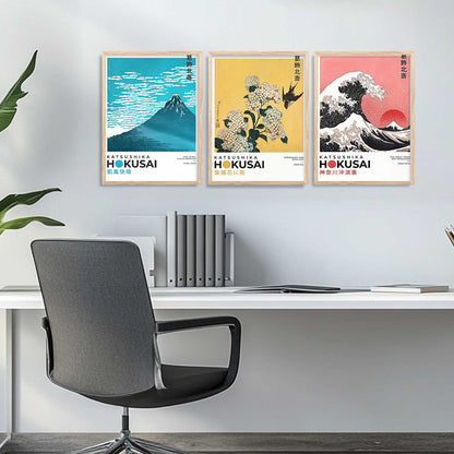 Japanese Nature Wall Art Paintings for Living Room Bedroom