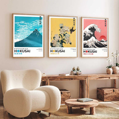 Japanese Nature Wall Art Paintings for Living Room Bedroom