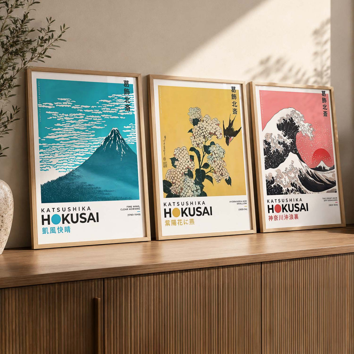 Japanese Nature Wall Art Paintings for Living Room Bedroom