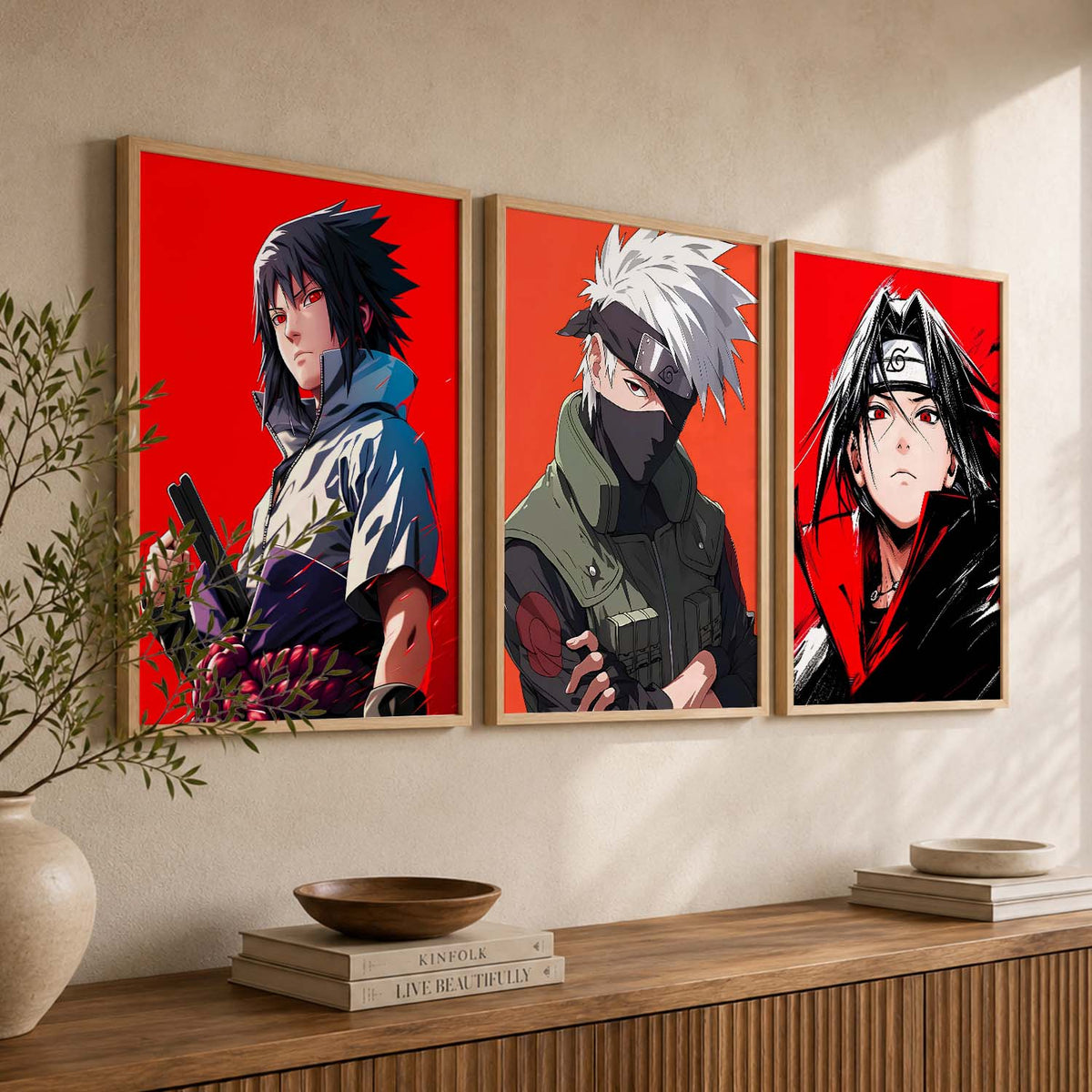 Japanese Anime Wall Art Paintings for Living Room Bedroom