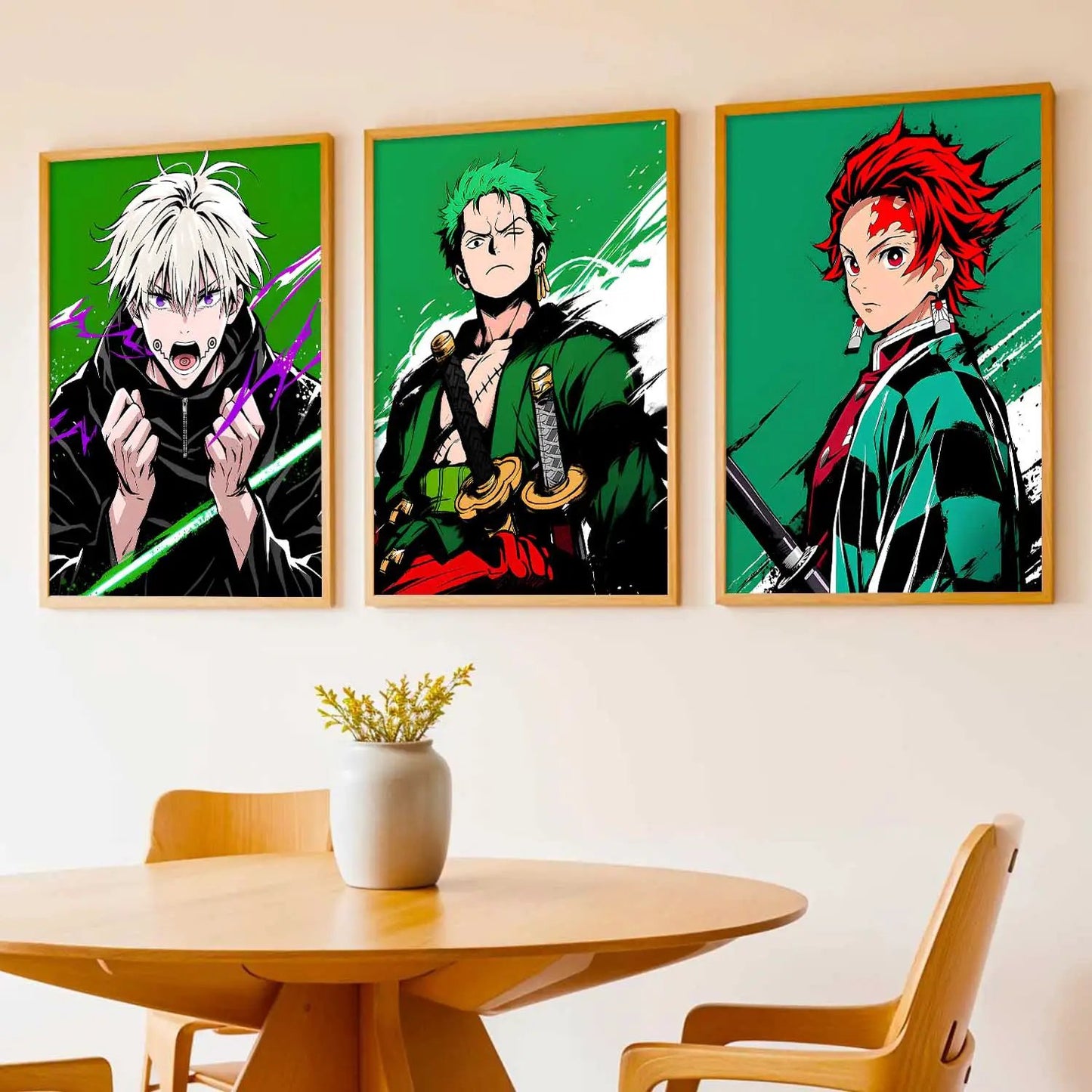 Japanese Anime Wall Art Paintings for Living Room Bedroom