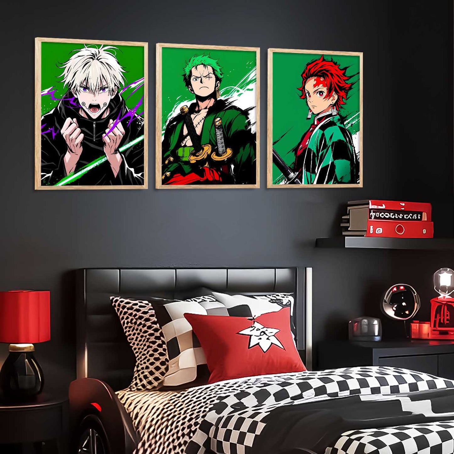 Japanese Anime Wall Art Paintings for Living Room Bedroom