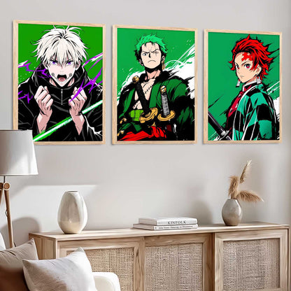 Japanese Anime Wall Art Paintings for Living Room Bedroom