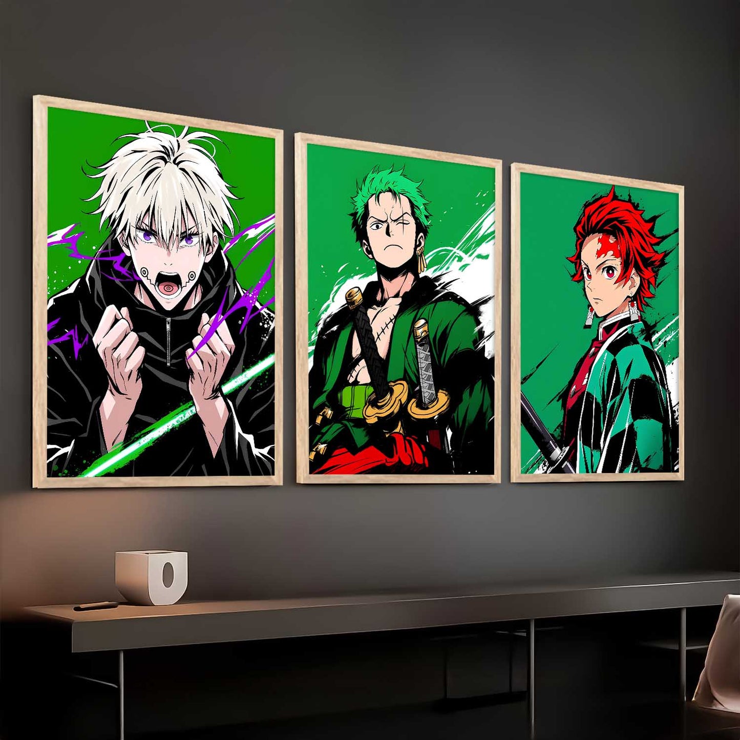 Japanese Anime Wall Art Paintings for Living Room Bedroom