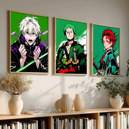 Japanese Anime Wall Art Paintings for Living Room Bedroom