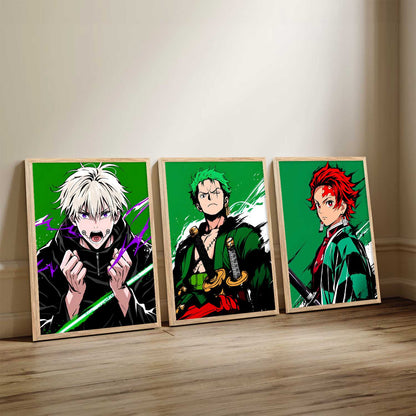 Japanese Anime Wall Art Paintings for Living Room Bedroom