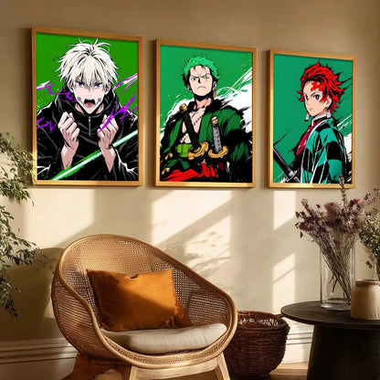 Japanese Anime Wall Art Paintings for Living Room Bedroom