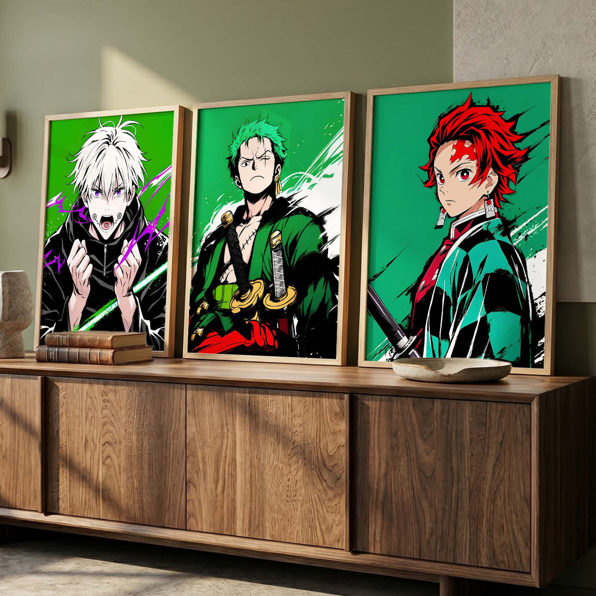 Japanese Anime Wall Art Paintings for Living Room Bedroom